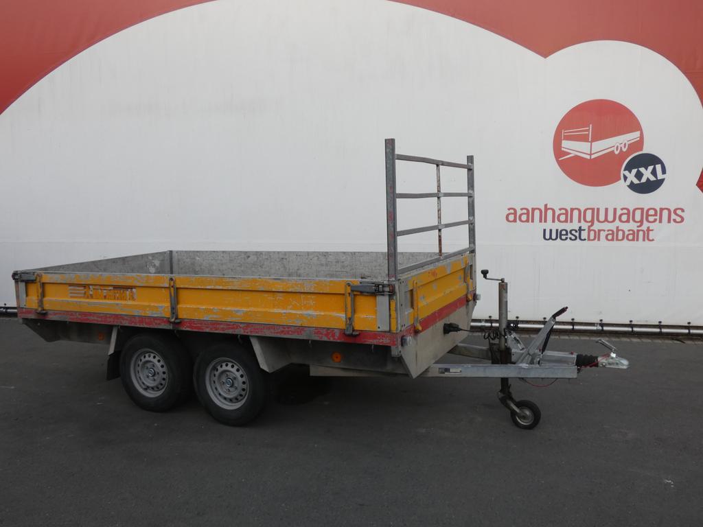 Tweedehands Anssems Plateauwagen 300x180cm 2000kg 1994
